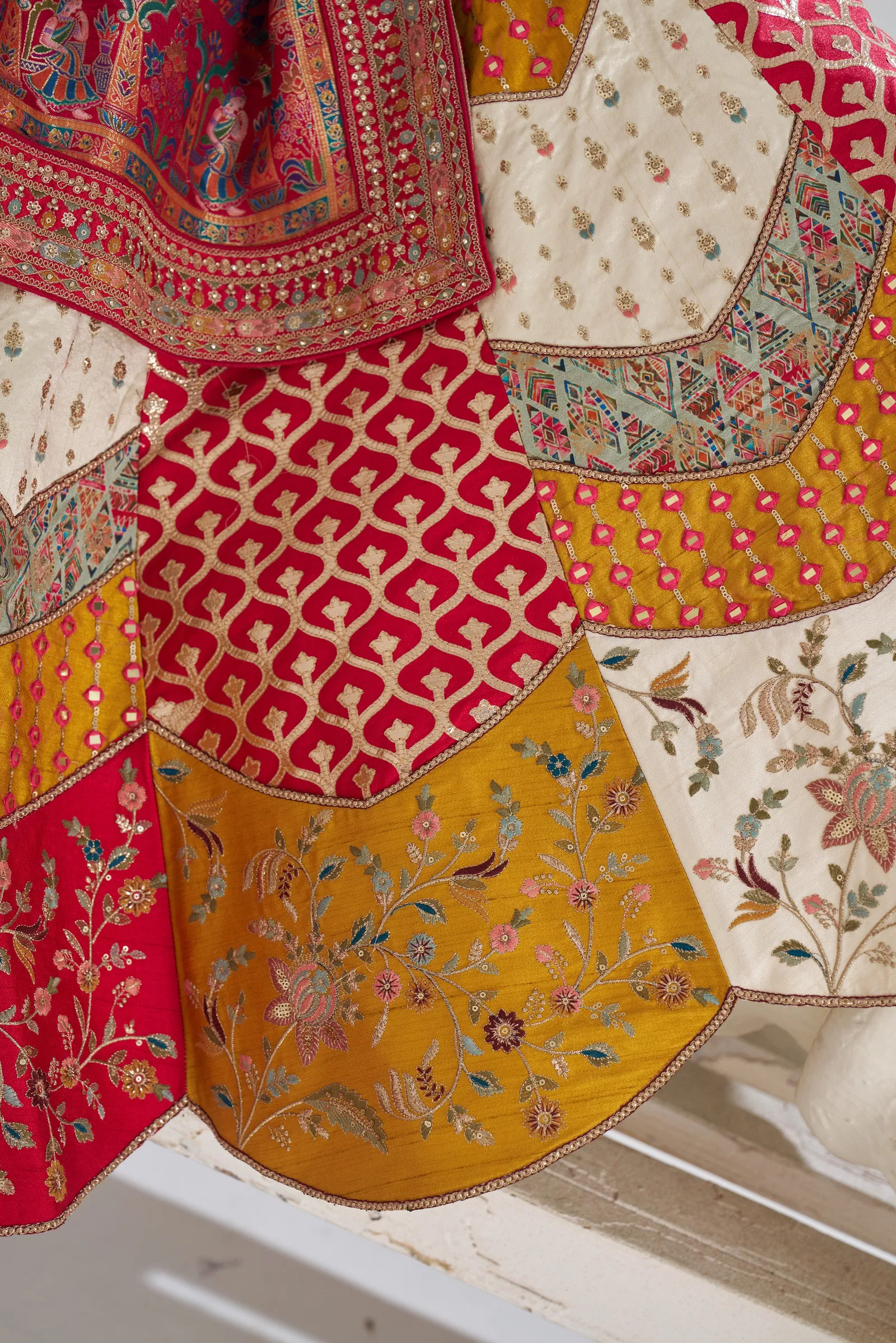 Kf 46 White Banarasi Silk Designer Lehenga Choli Best Wholesale Shop In Surat